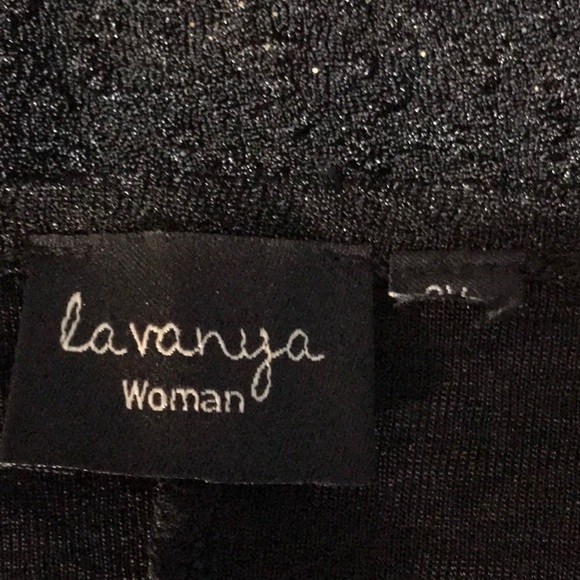 La Vanya long sparkly tunic sweater embellished Collar rhinestones - Picture 11 of 11